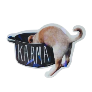 Naklejka Karma